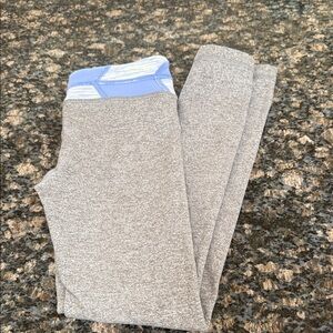 Ivivva Gray and Blue Kids Leggings